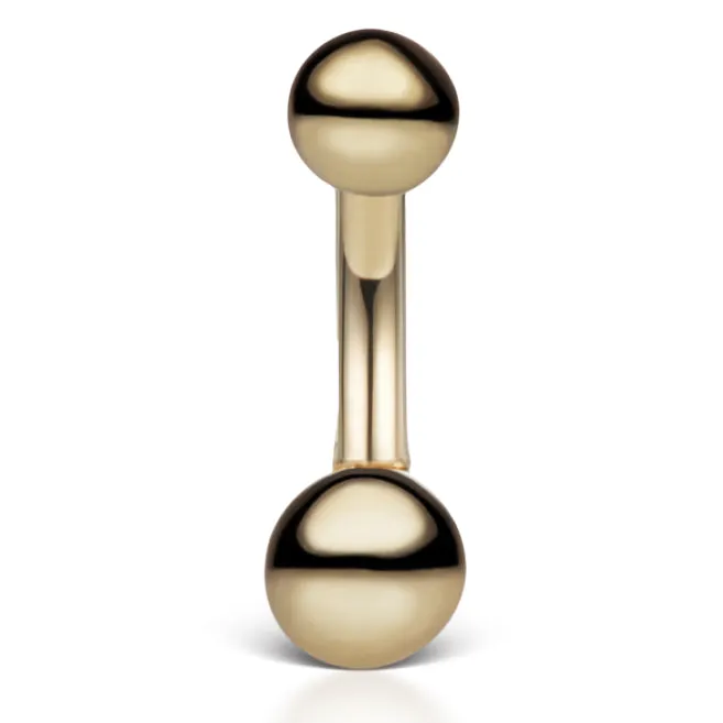 Authentic Maria Tash Ball Combo in 14K Yellow Gold