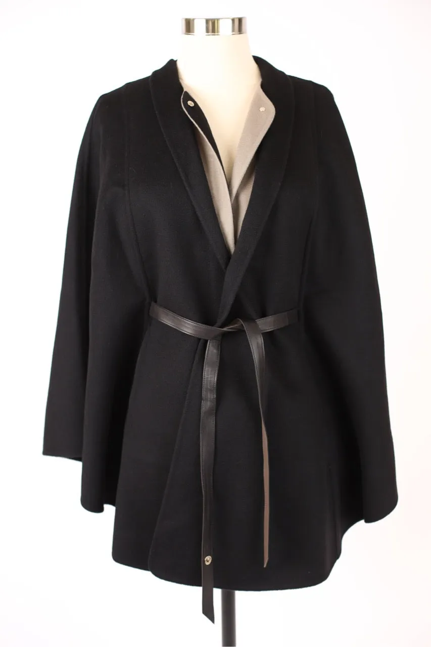 Cashmere Belted Cape