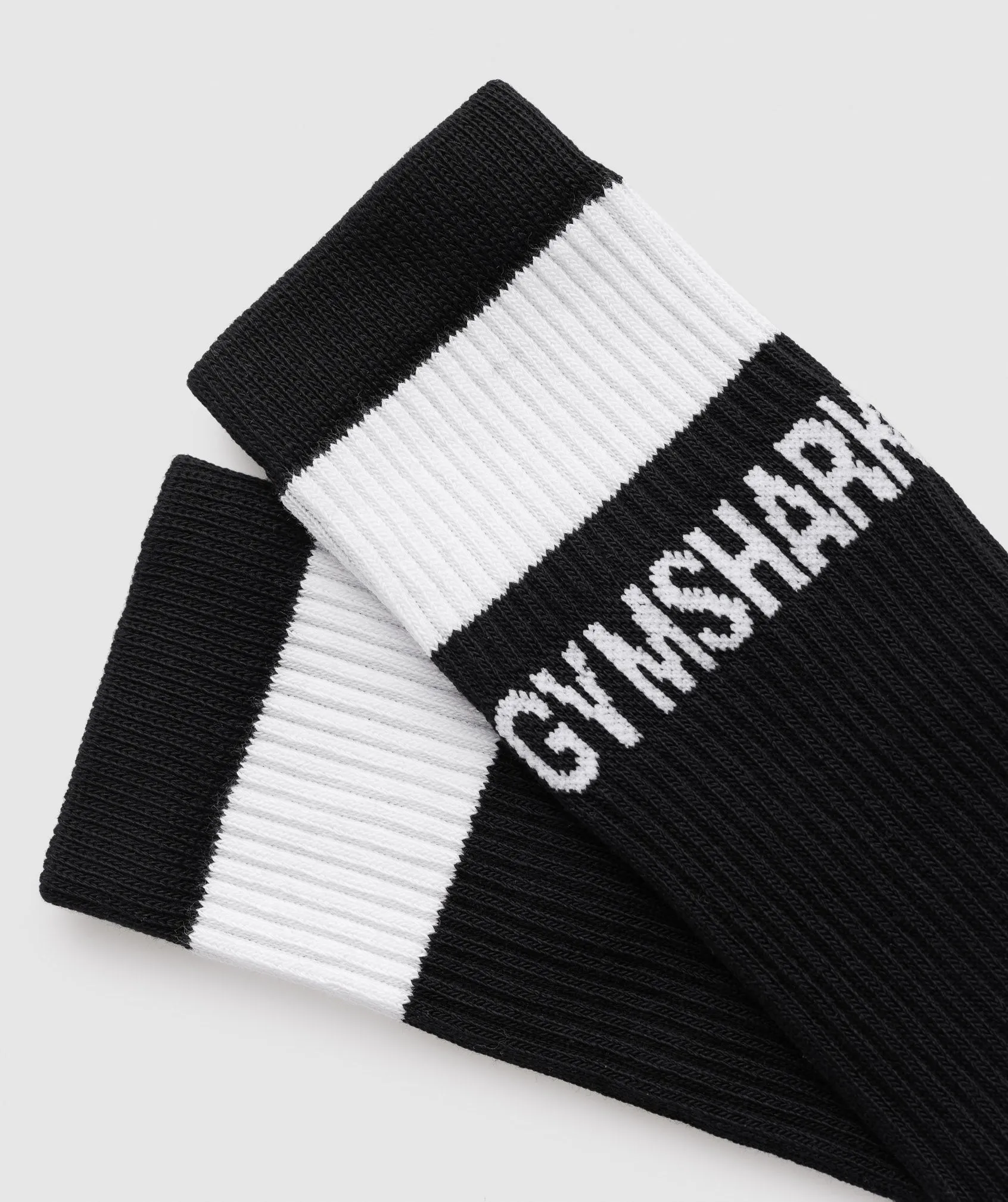 Gymshark Crew Socks 1pk - Black