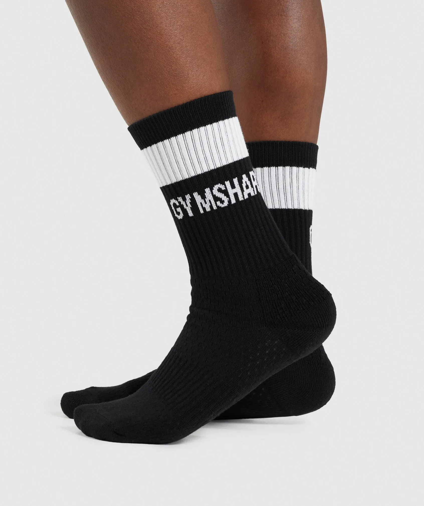 Gymshark Crew Socks 1pk - Black