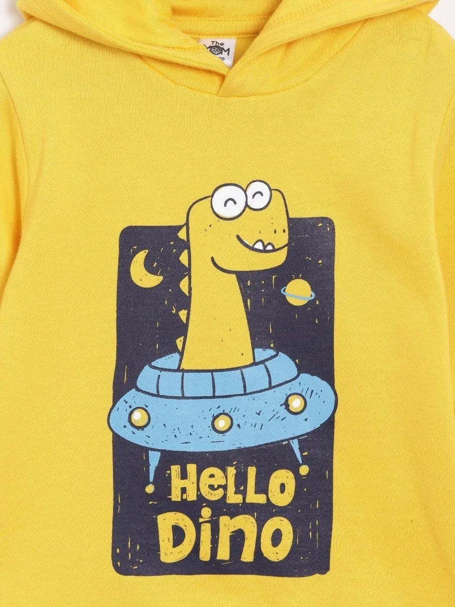 Hello Dino Hooded Sweatshirt