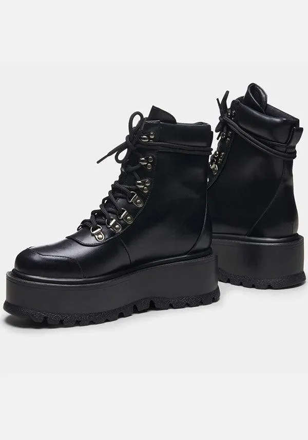 Hydra All Black Matrix | PLATFORM BOOTS