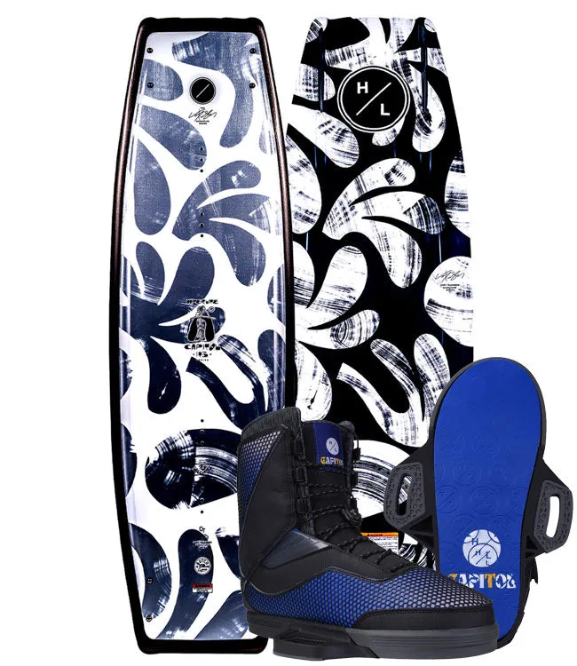 Hyperlite Capitol Wakeboard Package with Capitol Boots (2025)