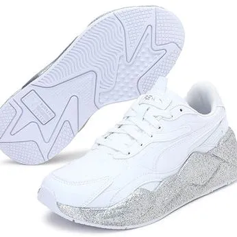 Puma Women's RS X3 Glitz Shoes - White / Silver