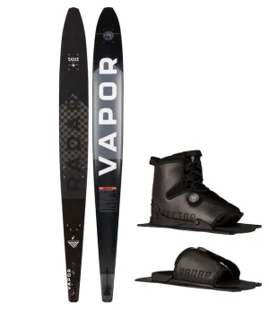 Radar Vapor Pro Build Slalom Ski with Vector Carbitex Boot & RTP (2025) - Stealth