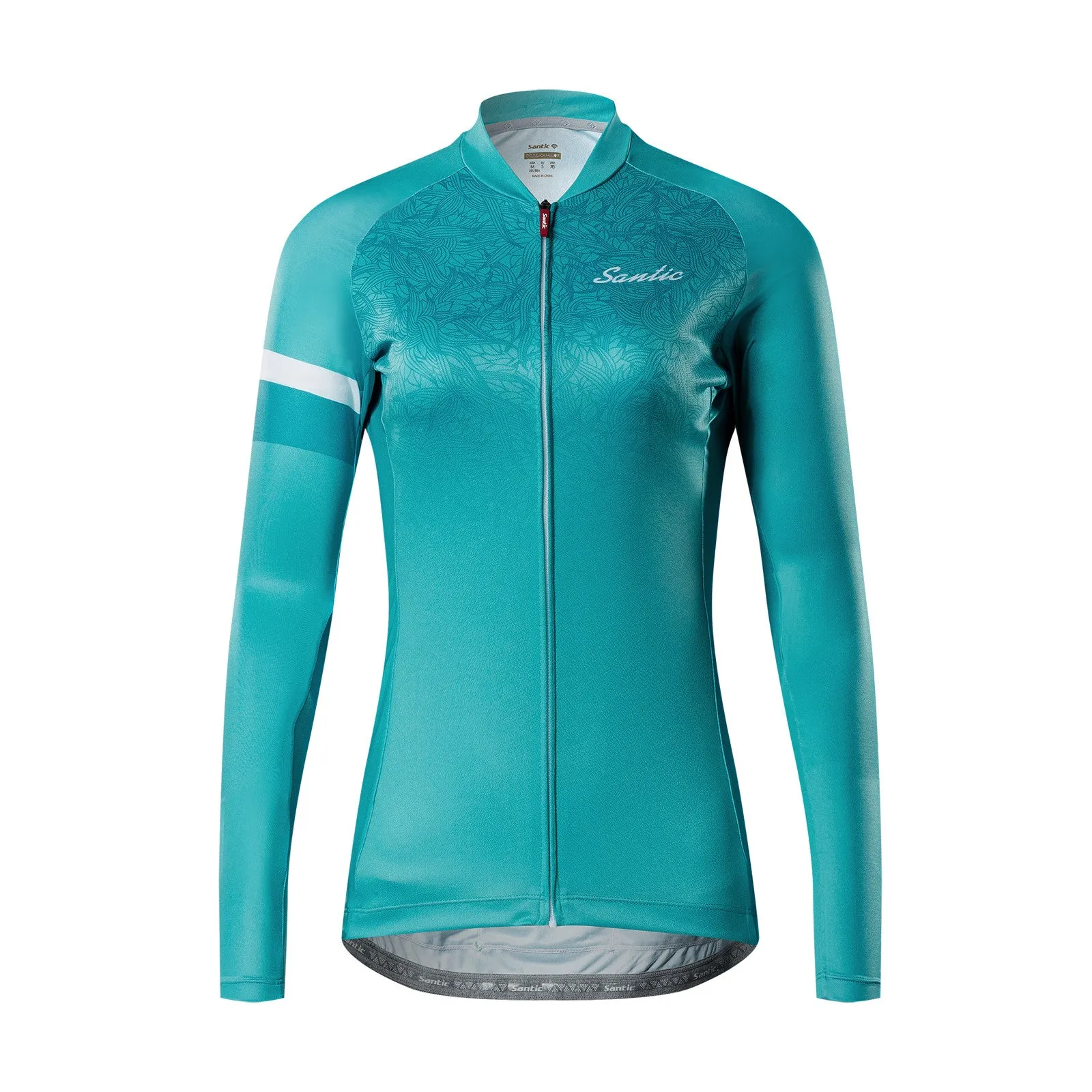 Santic Afra Blue Women Jersey Long Sleeve