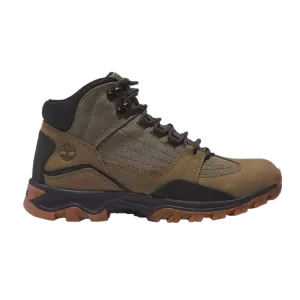 Timberland Men's Mt. Maddsen Mid Lace-Up Hiking Boot Shoes - Olive Nubuck